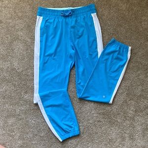 Lululemon Blue & White Jogger with Side and Back Pockets